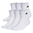 Adidas Athletic Cushioned Quarter Socks 6pk